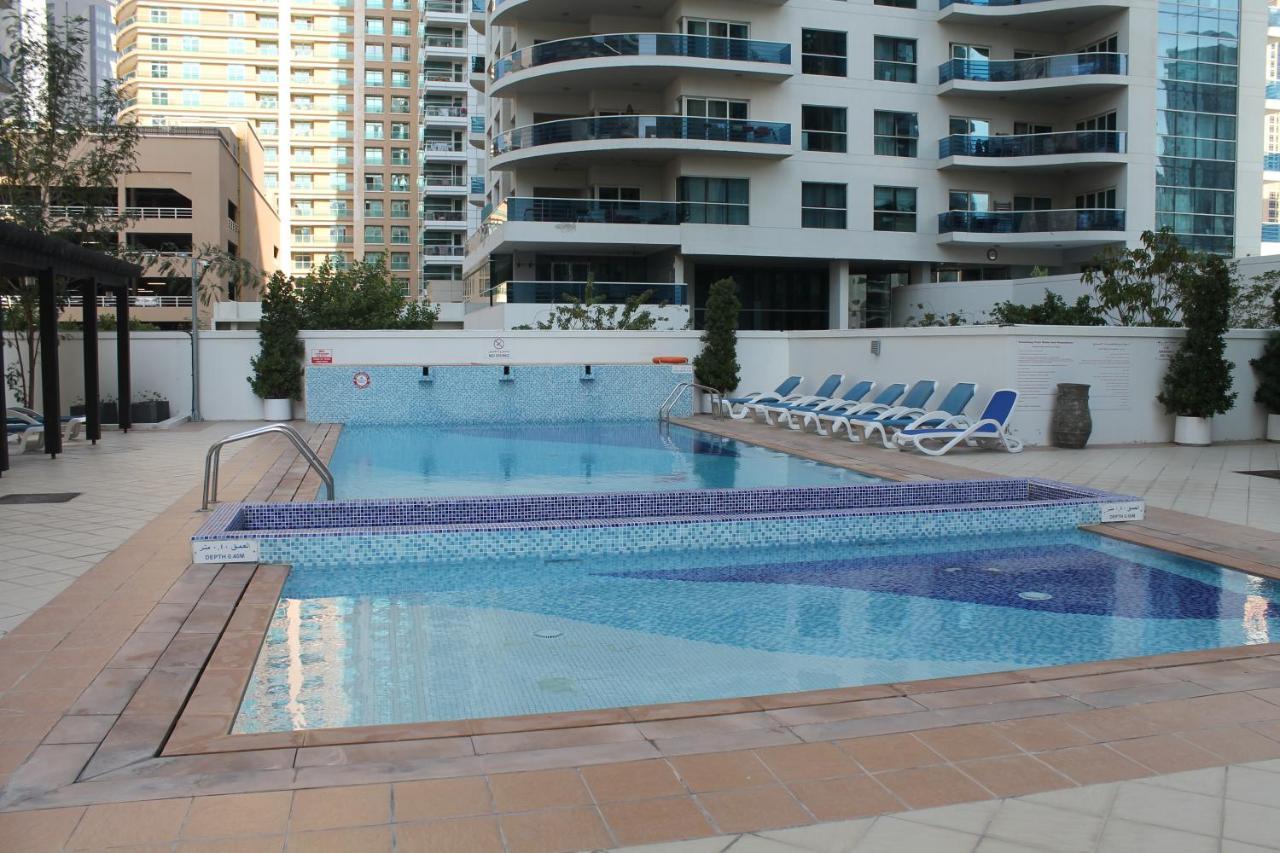 Newly Furnished One Bedroom Apartment Next To Metro & Beach In Marina Residence 迪拜 外观 照片
