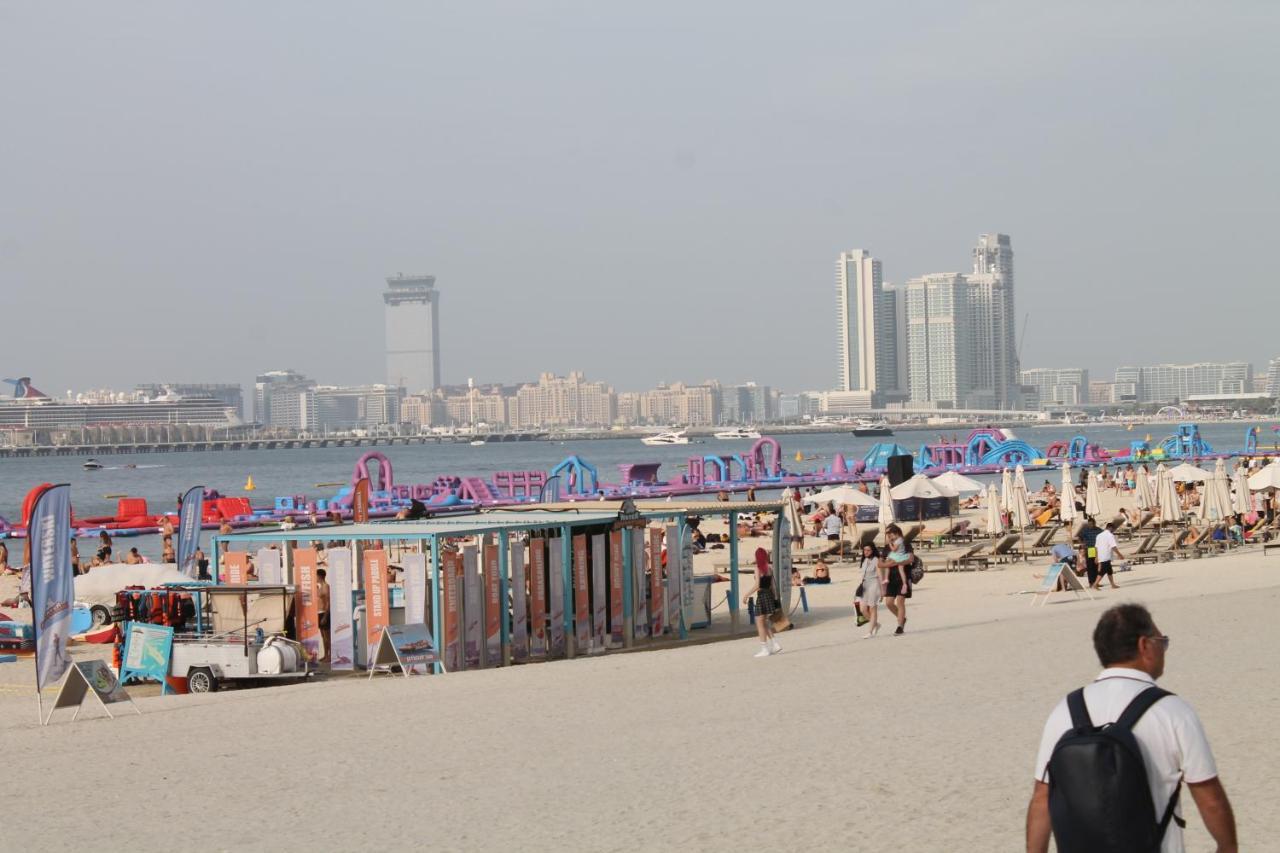 Newly Furnished One Bedroom Apartment Next To Metro & Beach In Marina Residence 迪拜 外观 照片